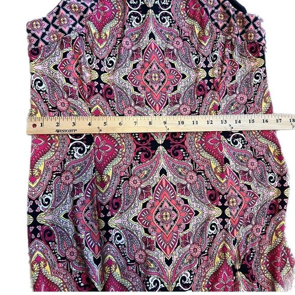 London Times Colorful Printed Maxi Sundress. Size 10. Great Condition!! - Picture 13 of 13